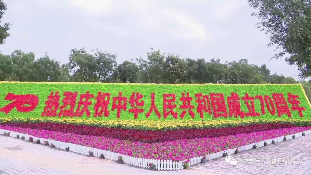 平罗扮靓城市美颜 喜迎祖国70周年华诞